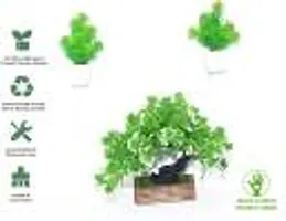 Elegant Bonsai  Wild Artificial Plant With Pot Pack of 3-thumb1