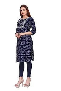 zokhi Womens Rayon Printed Casual Kurti-thumb3