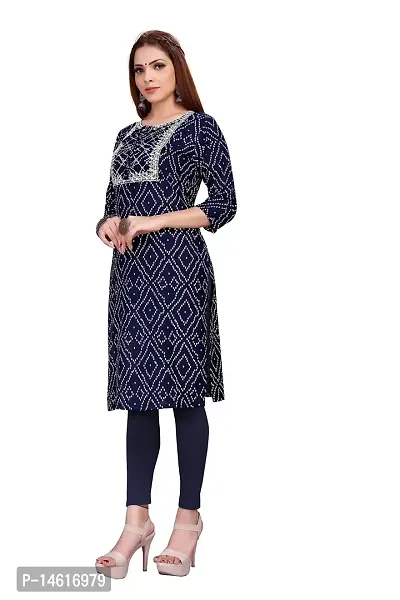 zokhi Womens Rayon Printed Casual Kurti-thumb4