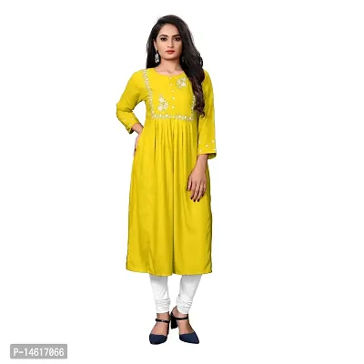 zokhi?Women's Straight Stitched Kurti-thumb0