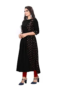 zokhi? Women's Straight Rayon Stitched Kurti-thumb2