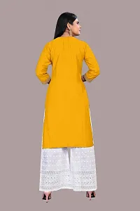 zokhi Rayon Embroidery Kurta with Plazza Set for Women's-thumb1