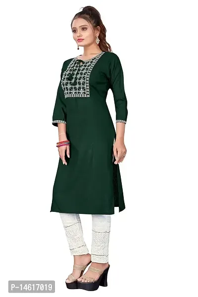 zokhi Womens Cotton Blend Embroidered Kurta and Pant with Sequance Work-thumb4