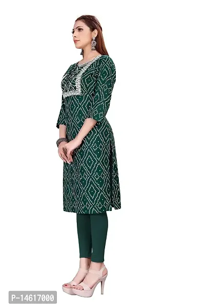 zokhi Womens Rayon Printed Casual Kurti-thumb4