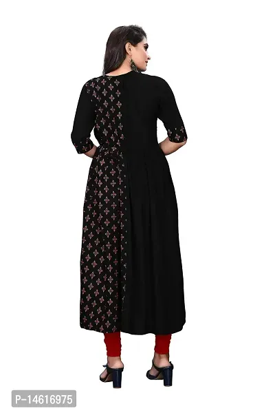 zokhi? Women's Straight Rayon Stitched Kurti-thumb2