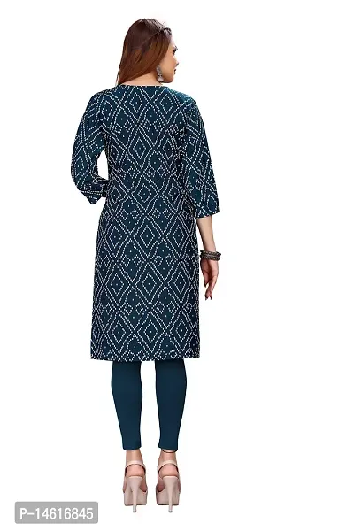 zokhi Womens Rayon Printed Casual Kurti-thumb3