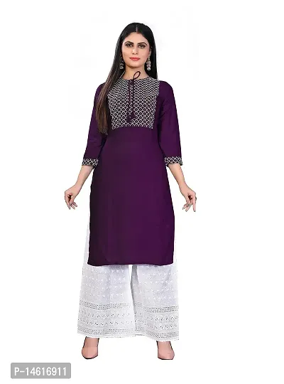 zokhi Rayon Embroidery Kurta with Plazza Set for Women's