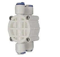 PBROS 1 Pieces 4 Way Auto Shut-Off Valve for Reverse Osmosis Ro System Water Filter Suited for 1/4 RO Tube-thumb1