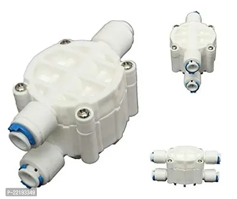 PBROS 1 Pieces 4 Way Auto Shut-Off Valve for Reverse Osmosis Ro System Water Filter Suited for 1/4 RO Tube-thumb3