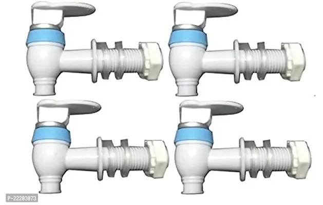 PBROS 4 Pieces Water Dispenser Polythene Tap - Long Body Thread-thumb0