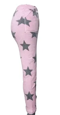 Future Fashion Women's Printed Woollen Pyjama Lower with Pocket for Winter ( pzm-str-2-3 , Pink , Grey Star , Medium )-thumb3