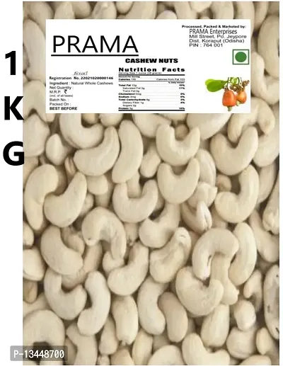Fresh  Whole Cashew Nuts 1 Kg-thumb0