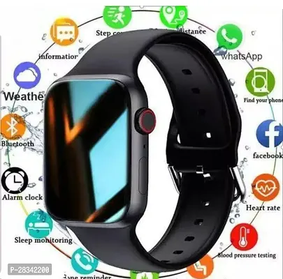 T500 Smartwatch Touch Screen Smart Fitness Band Watch with Heart Rate Activity Tracker (Black)-thumb0