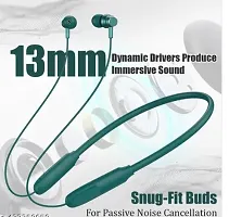 M31 Dynamic Neckband Long Battery Backup Headset (Green, In the Ear)-thumb3