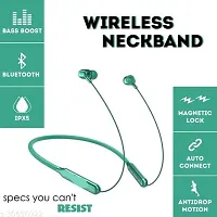 M31 Dynamic Neckband Long Battery Backup Headset (Green, In the Ear)-thumb2