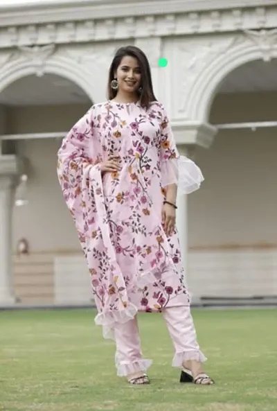 KURTA PANT AND DUPATTA SET