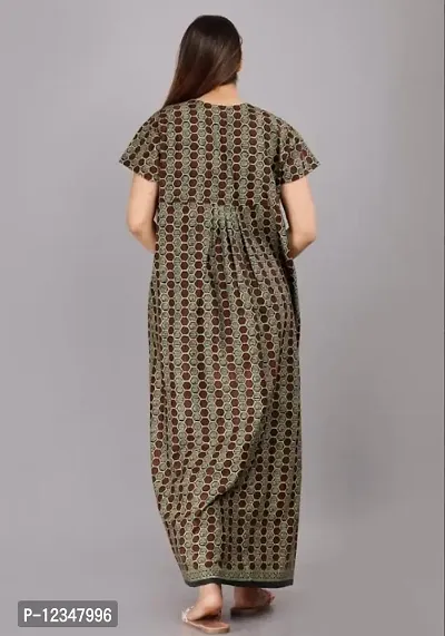 Fancy Cotton Printed Nighties for Women-thumb2