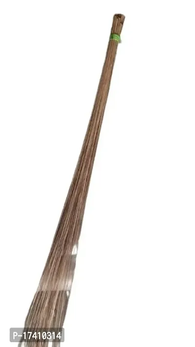 Premium Coconut Broom Stick For Wet Floor, Bathroom Cleaning - Large/Brown 2