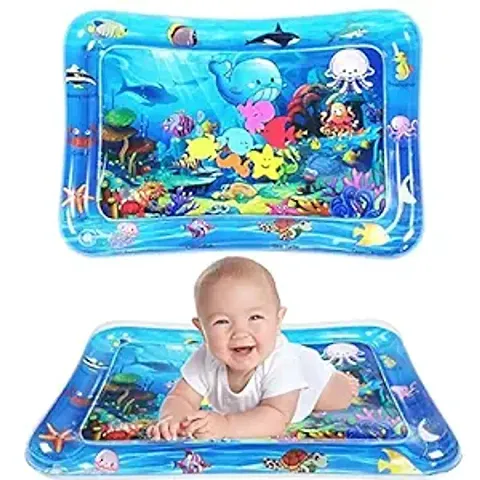 Baby Kids Water Play Mat Toys Inflatable Tummy Time Leakproof Water Play Mat