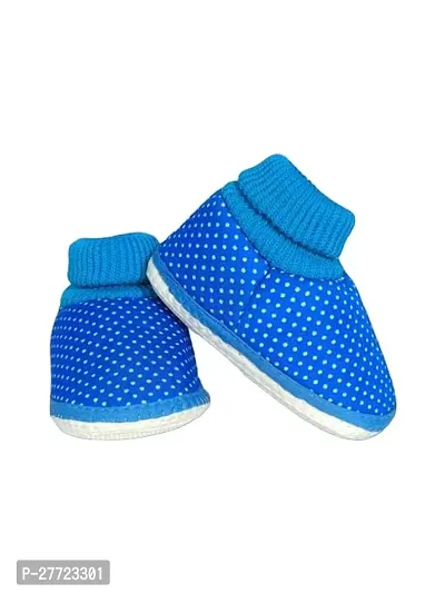 New born baby shoes Pack of 3 (blue, orange and pink)-thumb2