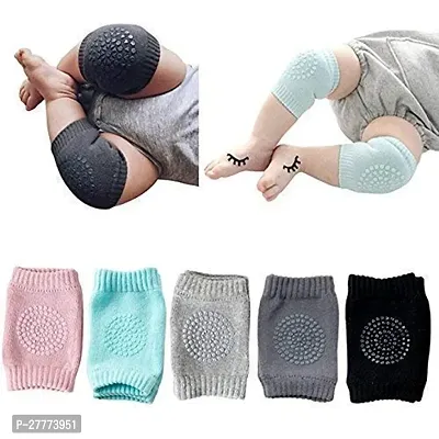 Pack of 2 Pair Baby Knee Pads for Crawling - Random Color-thumb0