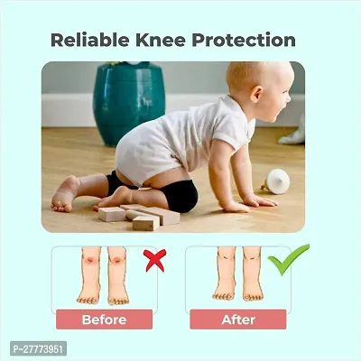Pack of 2 Pair Baby Knee Pads for Crawling - Random Color-thumb3