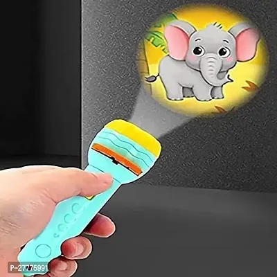 1 Slides 6 Characters Insects, Fishes, Fruits and Animals Projector Flashlight Learning Torch Toy  (Character as per Available)-thumb0