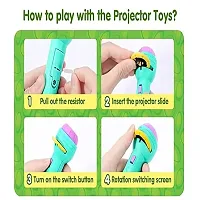 1 Slides 6 Characters Insects, Fishes, Fruits and Animals Projector Flashlight Learning Torch Toy  (Character as per Available)-thumb1