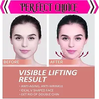 Cooters Face Lifting Mask | Double Chin Reducer Elastic Face Slimming Bandage | V Line Face Shaper|| Jaw Shaper Women Chin Cheek Lift Up Belt Facial Anti Wrinkle Yoga Strap Face Care Slim Tools (Color : Pink)-thumb4