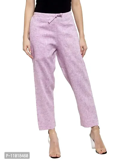 Enchanted Drapes Mauve Cotton Pants