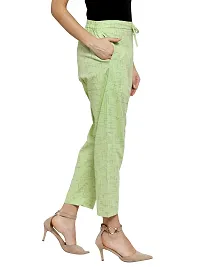 Enchanted Drapes Green Cotton Pants-thumb1