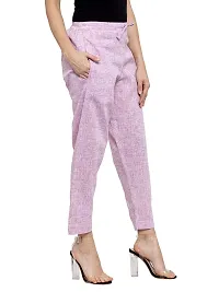 Enchanted Drapes Mauve Cotton Pants-thumb1