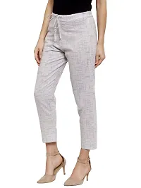 Enchanted Drapes Grey Cotton Pants-thumb2