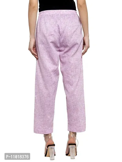 Enchanted Drapes Mauve Cotton Pants-thumb5