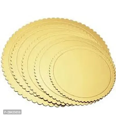 Round Cardboard Cake Circle Base 10 Inches Diameter Gold 15 Pieces-thumb0