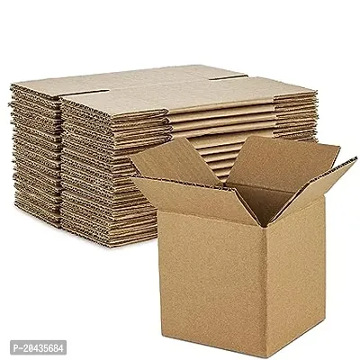 Corrugated Square Box Packaging Material 5X5X5 Inch Pack Of 20Boxes