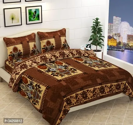 Stylish Cotton Bedsheet with Pillow Covers