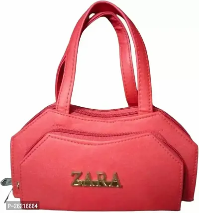 Stylish Red Artificial Leather  Handbags For Women