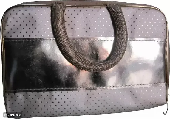 Stylish Silver Artificial Leather  Handbags For Women