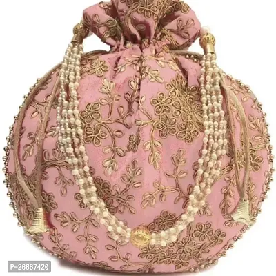 Rajasthani Style Royal Clutch Silk Batwa Bag/Ethnic Potli Women's Potli/potli for Gift/potli for Women Party