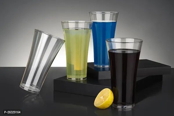 Classic Plastic Water Juice Glass Set , Pack Of 6-thumb3