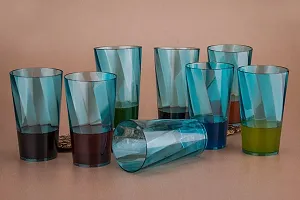 Classic Plastic Water Juice Glass Set , Pack Of 8-thumb2