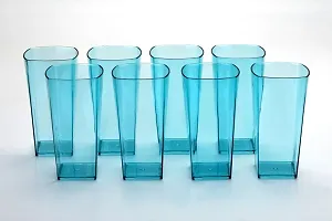 Classic Plastic Water Juice Glass Set , Pack Of 8-thumb3