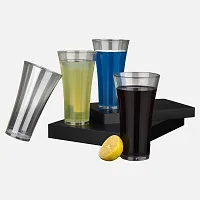 Classic Plastic Water Juice Glass Set , Pack Of 6-thumb1