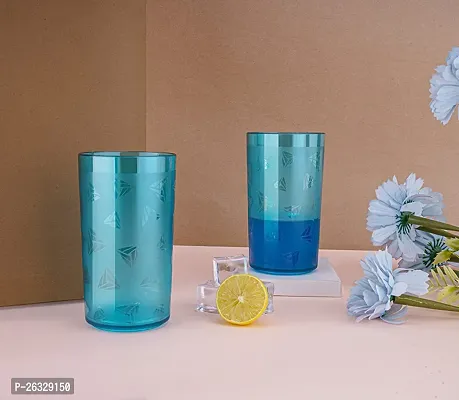 Classic Plastic Water Juice Glass Set , Pack Of 6-thumb2