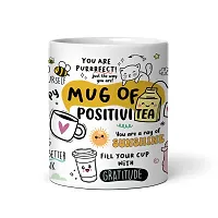 Daily Affirmation Motivation Mug Ceramic White Coffee Mug 330ml, Microwave Safe, Set of 1-thumb3