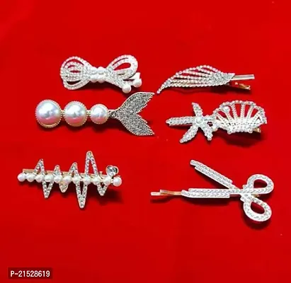 Hair Clips Pack of 6-thumb0