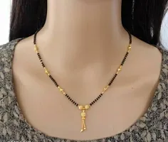 GOLD PLATED SHORT MANGALSUTRA COMBO PACK OF 5-thumb4