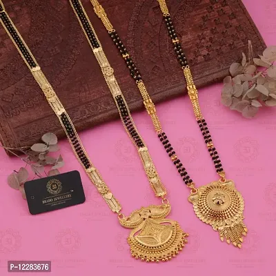 GOLD PLATED TRADITIONAL MANGALSUTRAS COMBO PACK