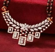 GOLD PLATED AD DIAMOND MANGALSUTRAS FOR WOMEN AND GIRL-thumb2